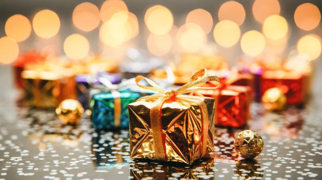 クリスマス会のプレゼントや景品のイメージ