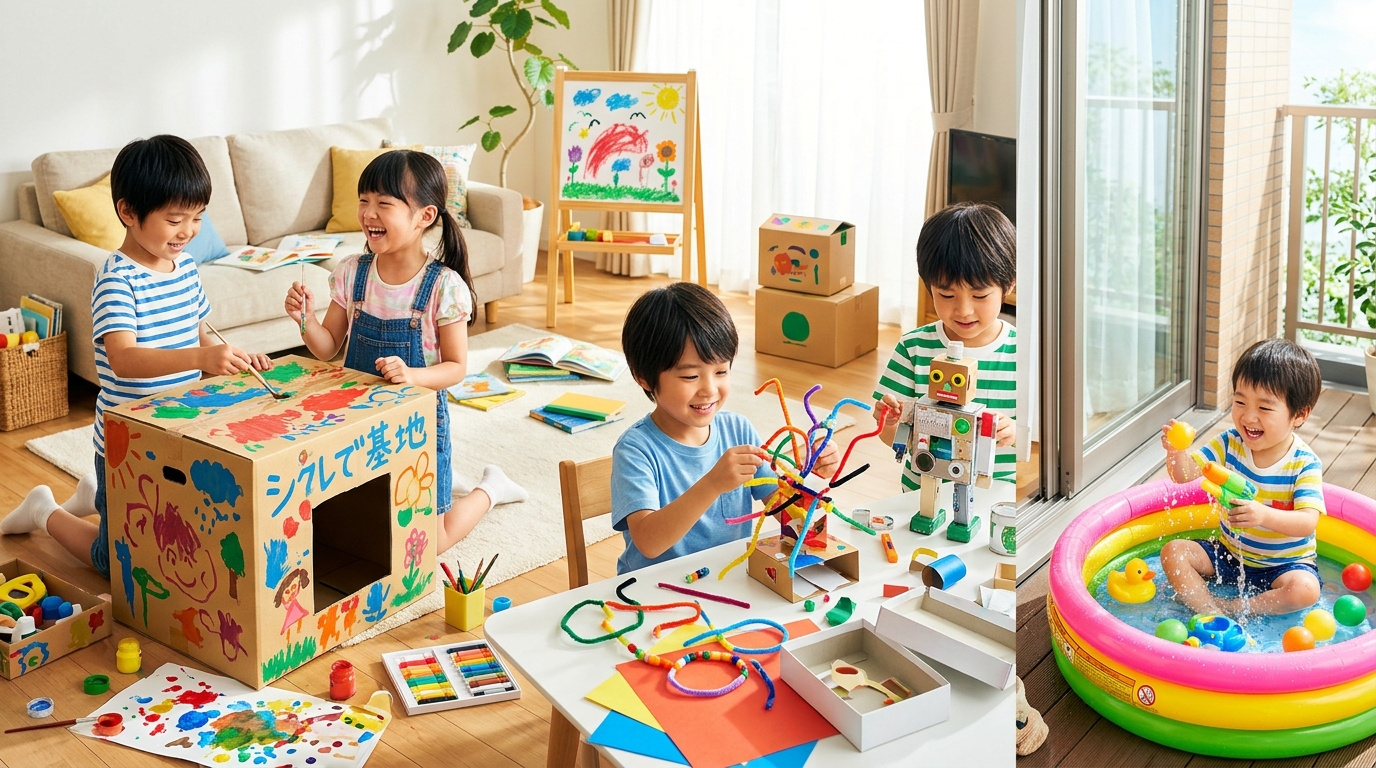 夏休み「暇」解消！「親も楽」子どもが夢中になる遊び10選