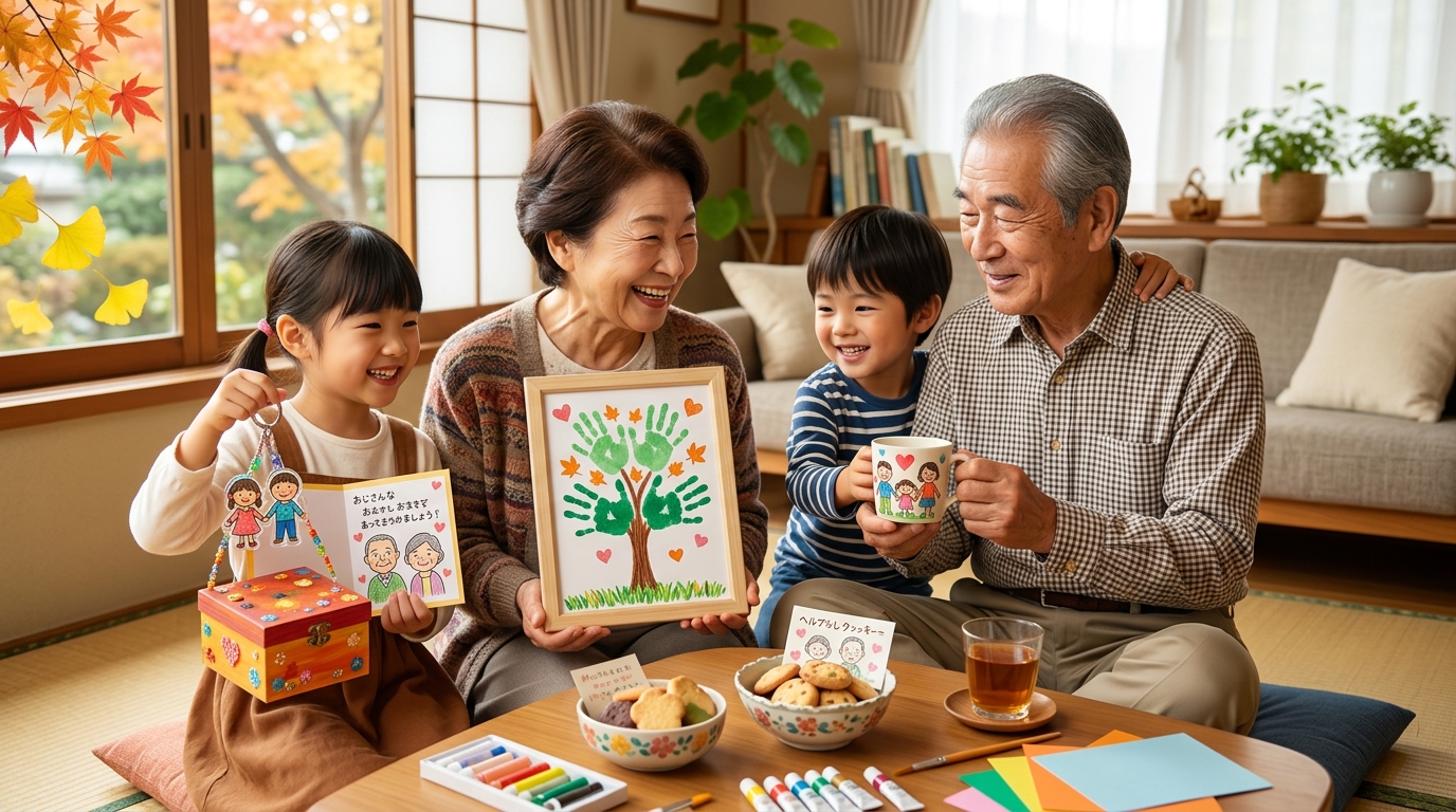【敬老の日】子どもと作る！じいじ、ばあば感動の手作りプレゼント5選
