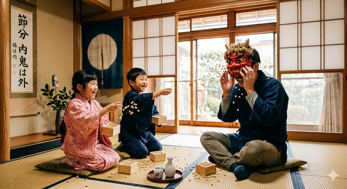 子どもの「なんで豆まきするの？」に答えられる！節分の由来と伝え方まとめ